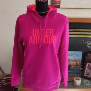 Under armour pink and hot orange hoodie Sz.M